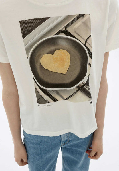 Tshirt Ida Pancake White