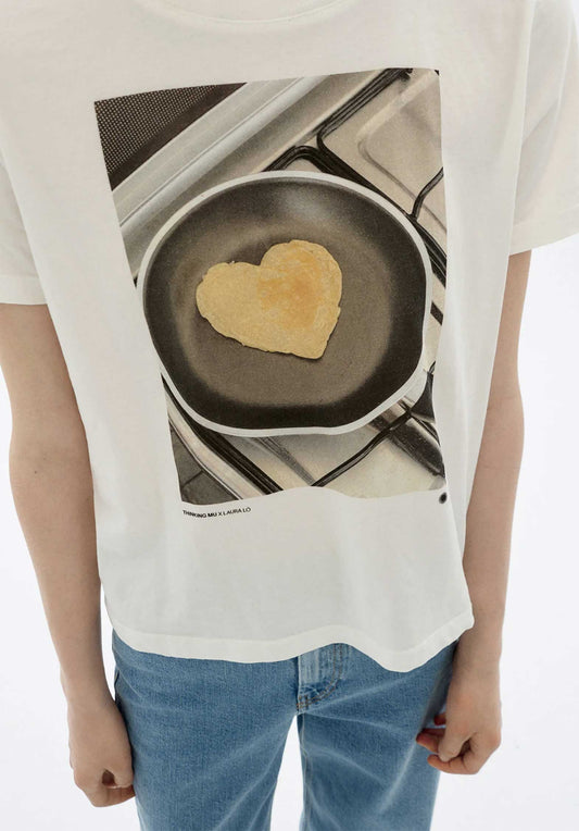 Tshirt Ida Pancake White