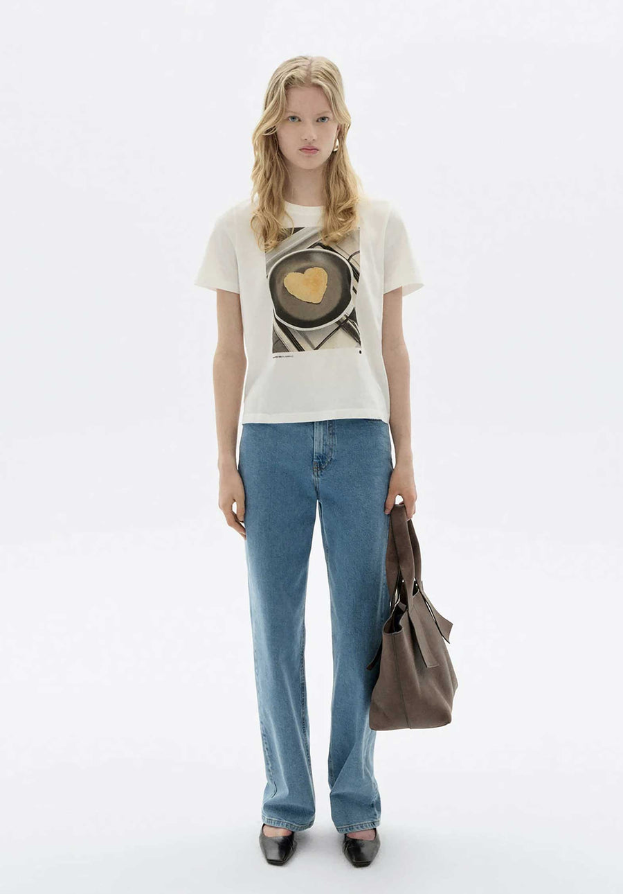 Tshirt Ida Pancake White