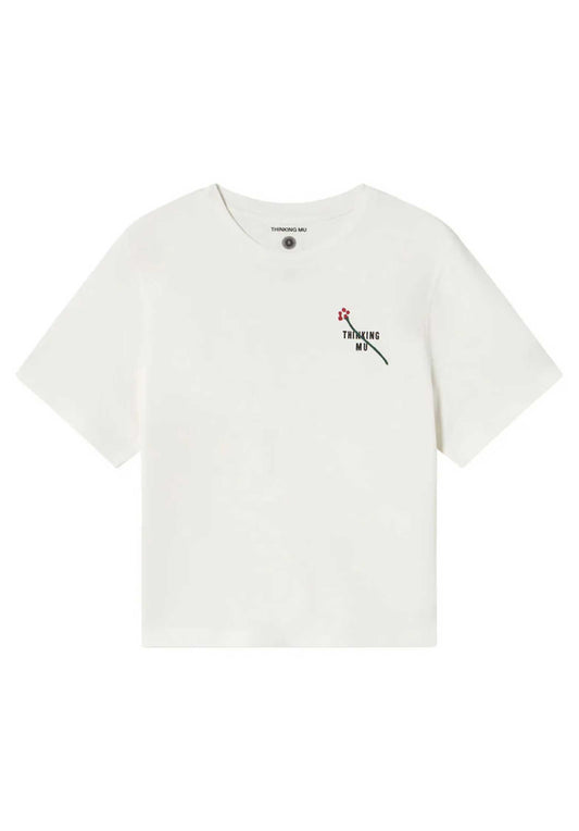 Tshirt Lucia Flor Tm White