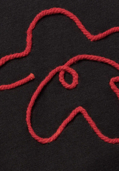 Tshirt Volta Flower Cor Black