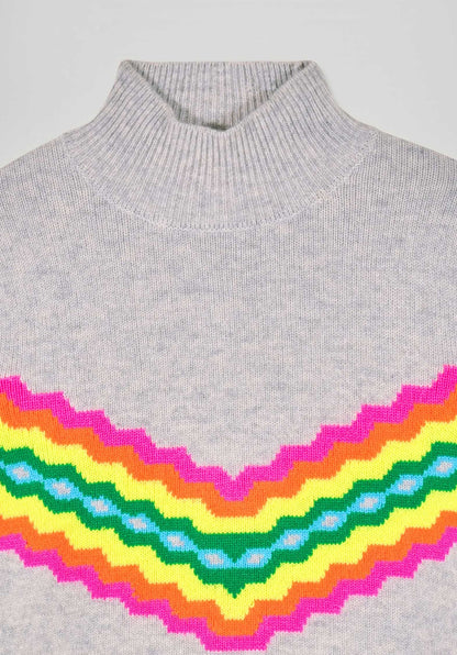 Pullover 2501wpm03327 Gris-Chine-Clair