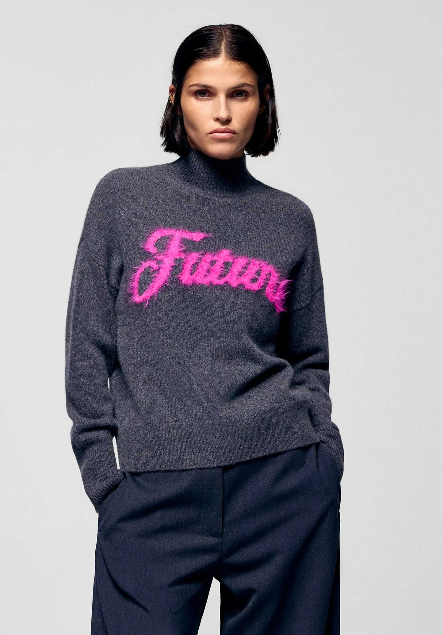 Pullover 2501wpm03338 Anthracite-F