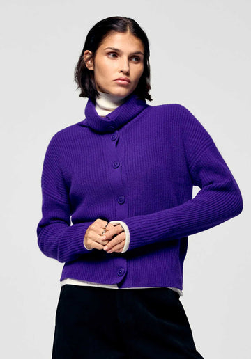 Cardigan Permwpc02132 Velvet-Purple