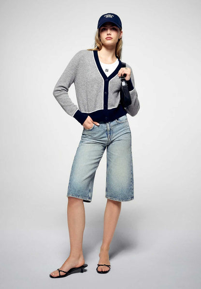 Cardigan 2501wpc03361 Gris-Chine-Fonce-F