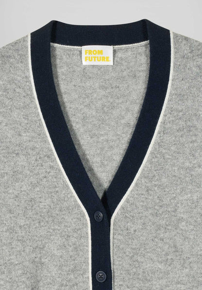 Cardigan 2501wpc03361 Gris-Chine-Fonce-F