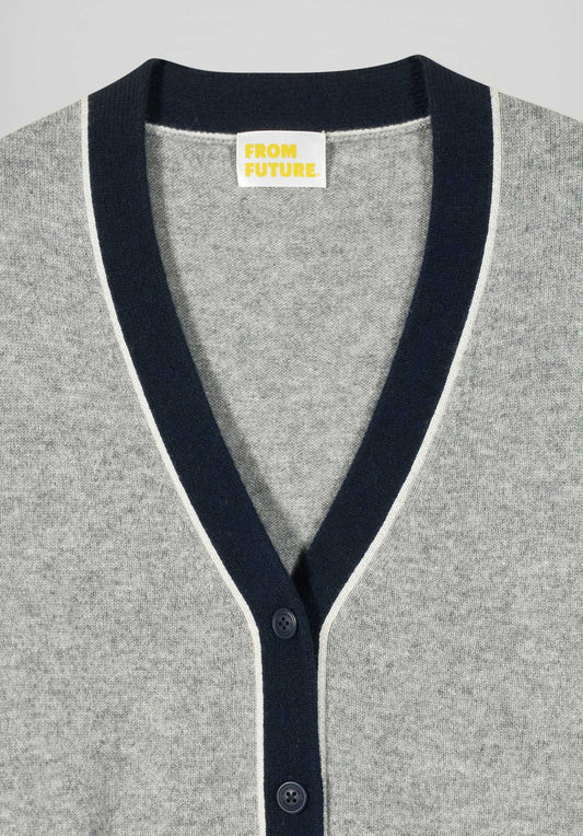 Cardigan 2501wpc03361 Gris-Chine-Fonce-F