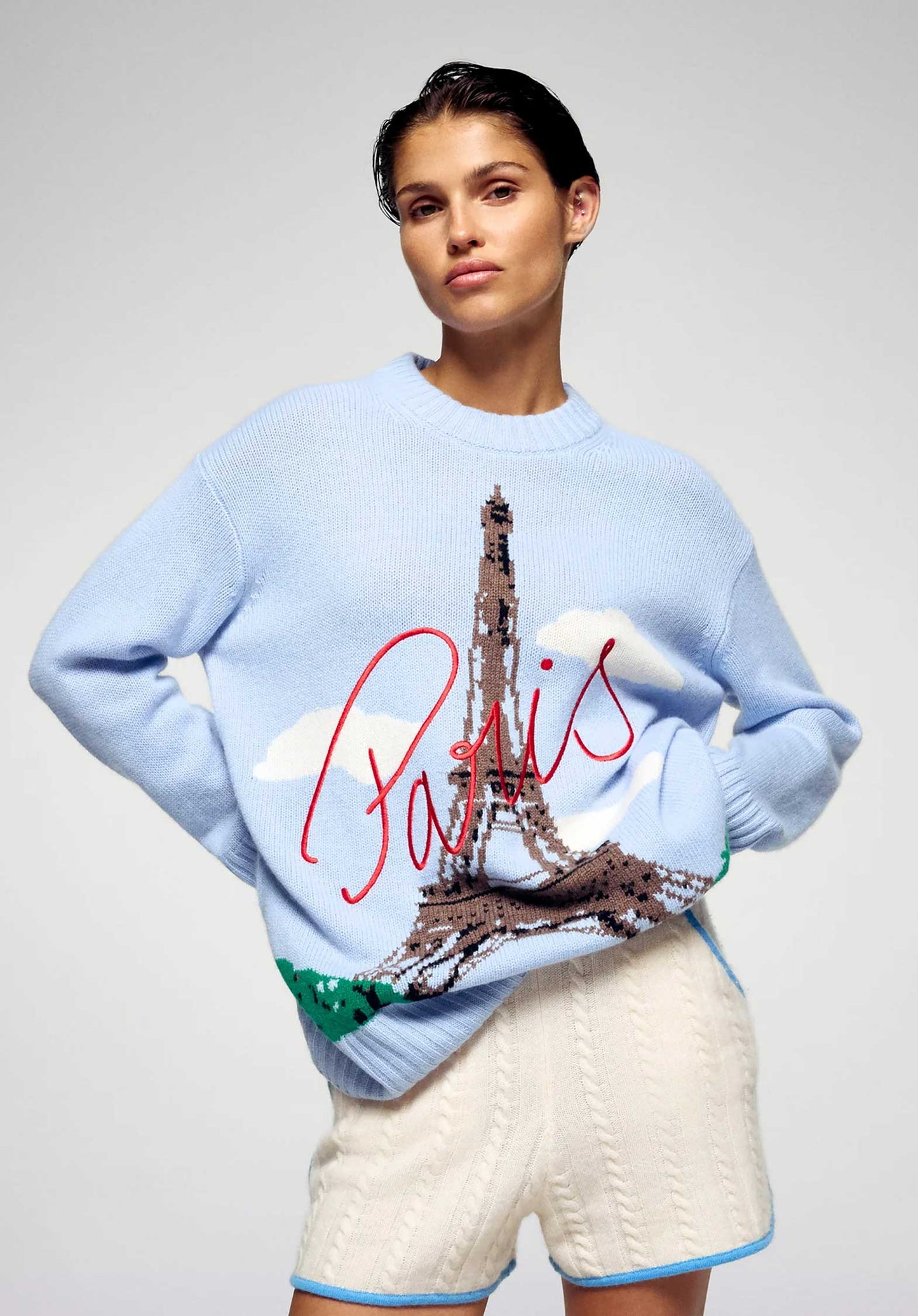 Pullover 2501wpr03278 Smooth-Blue