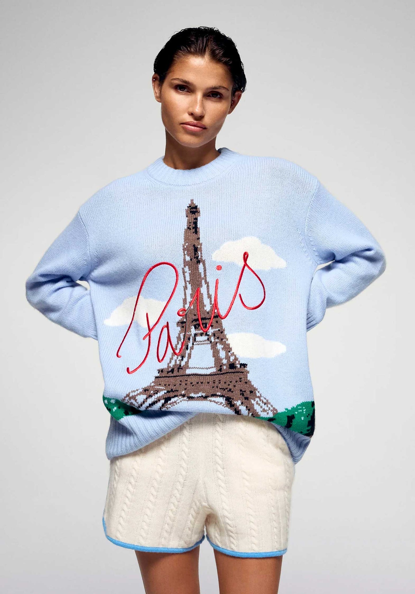 Pullover 2501wpr03278 Smooth-Blue