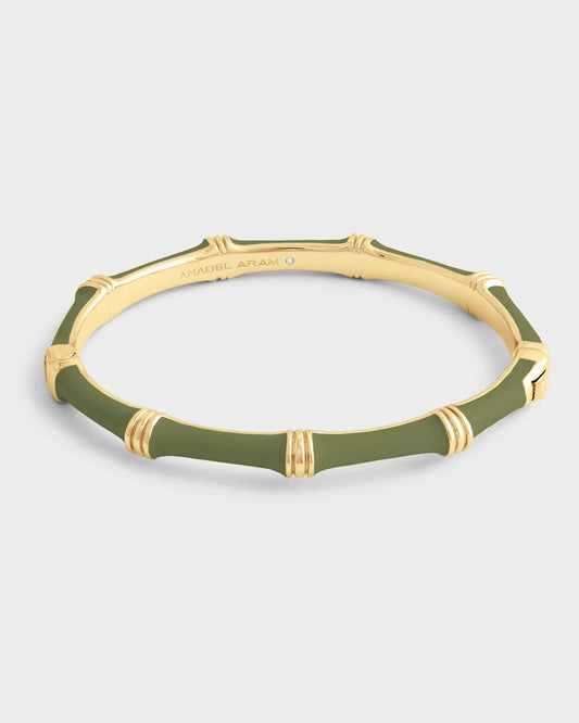Bangle Bamboo E Hin Ban Olive-Green