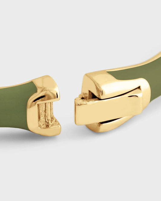 Bangle Bamboo E Hin Ban Olive-Green