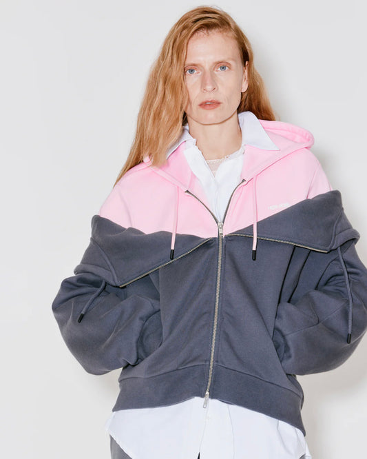 Jacket Serena Dark-Grey-Light-Pink