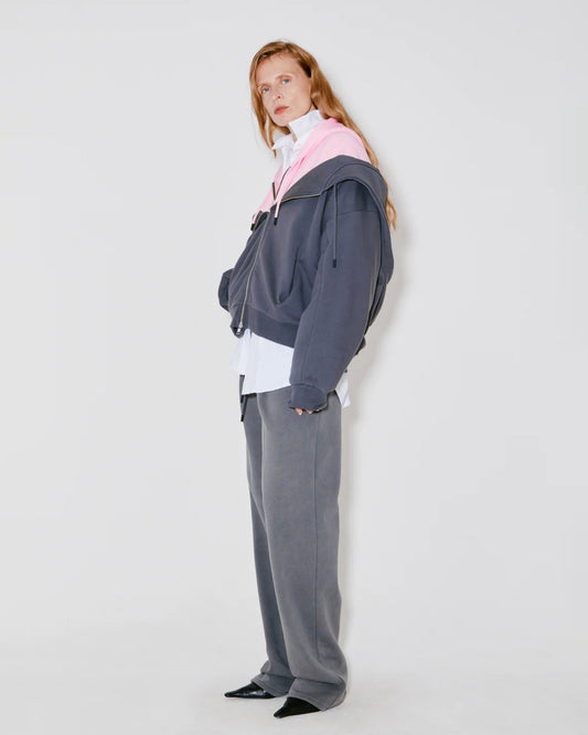 Jacket Serena Dark-Grey-Light-Pink