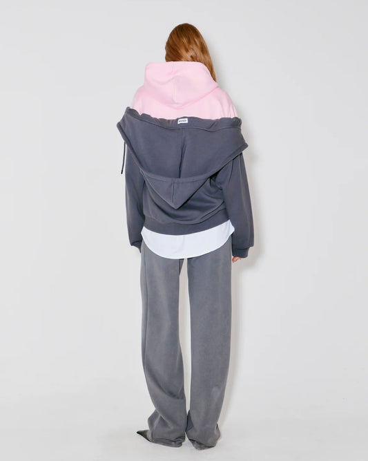 Jacket Serena Dark-Grey-Light-Pink