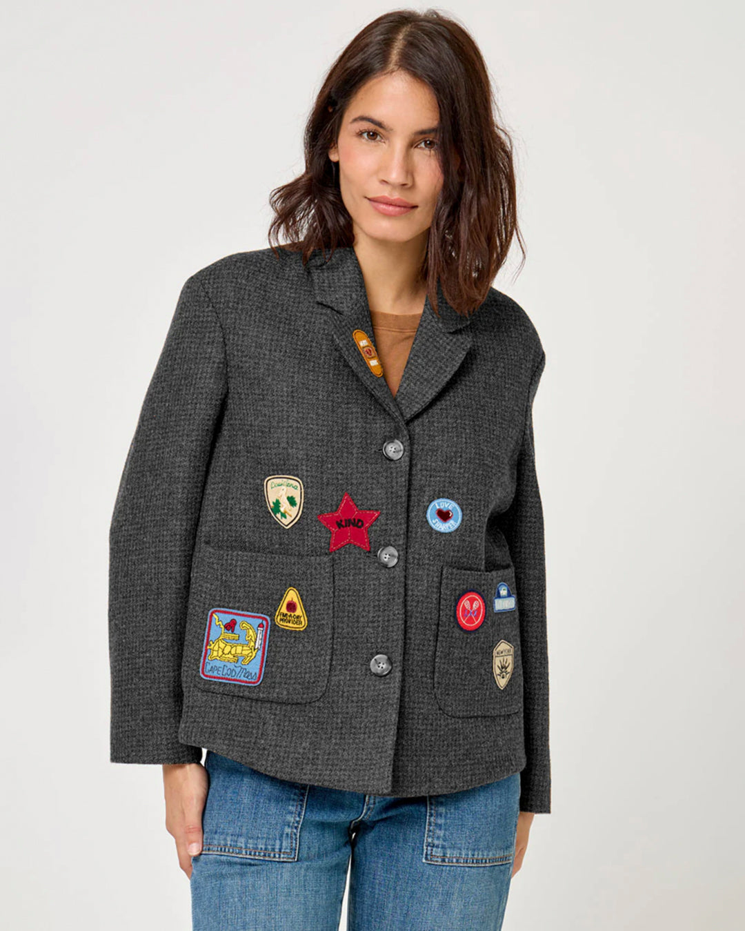 Jacket 43550verab Grey