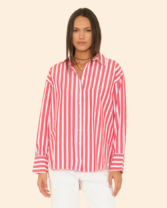 Shirt Gillian Shirt Scarlet-Stripe