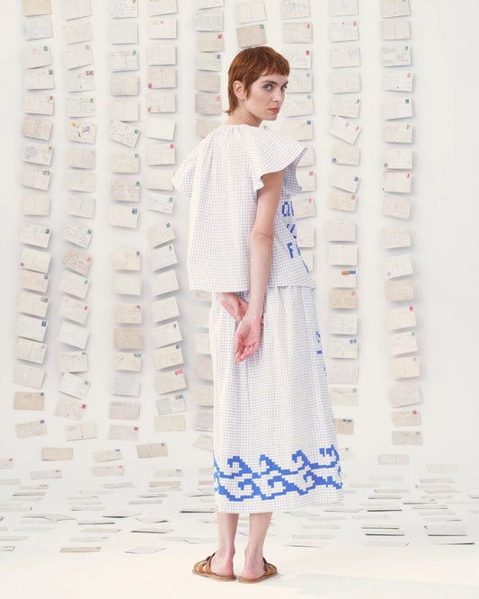 Skirt 12 Skirt Mantou Off-White-Paros-Blue