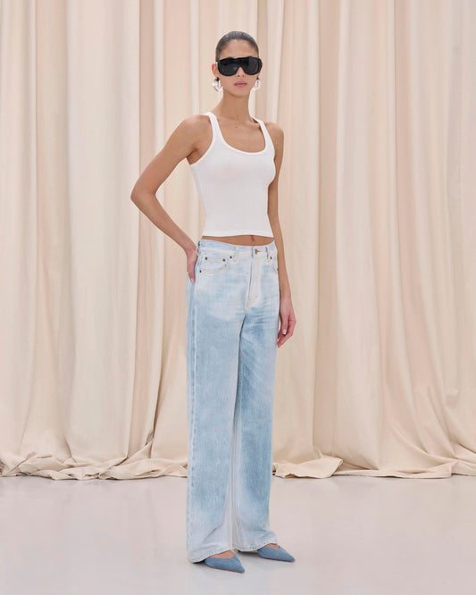 Jeans Korea Short Sunn Sunny-Blue
