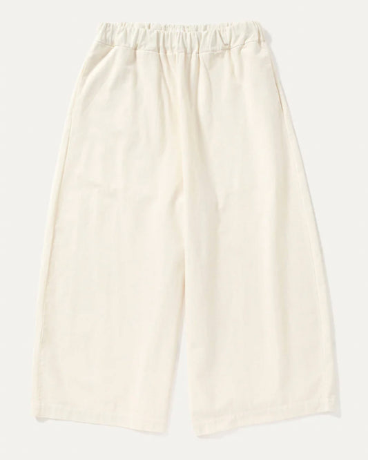Women’s Pants 100% Cotton Poplin Lightweight - Ivory Avorio