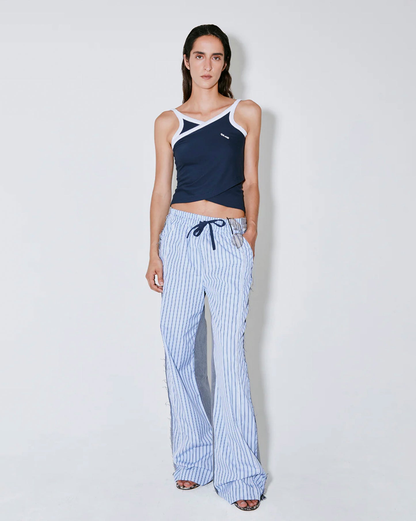 Tank Timothee Dark-Blue-White