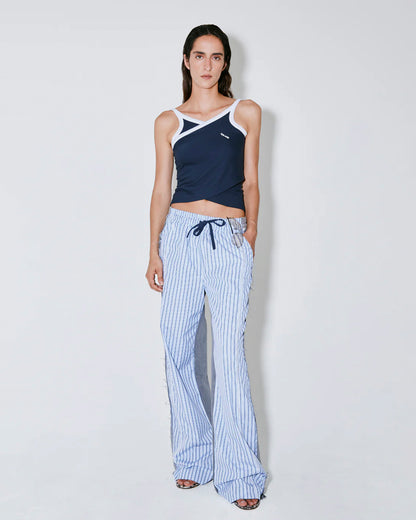 Tank Timothee Dark-Blue-White