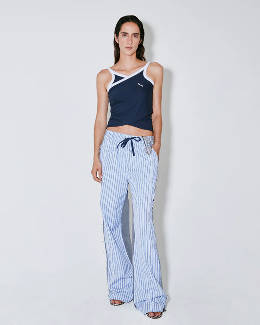 Tank Timothee Dark-Blue-White