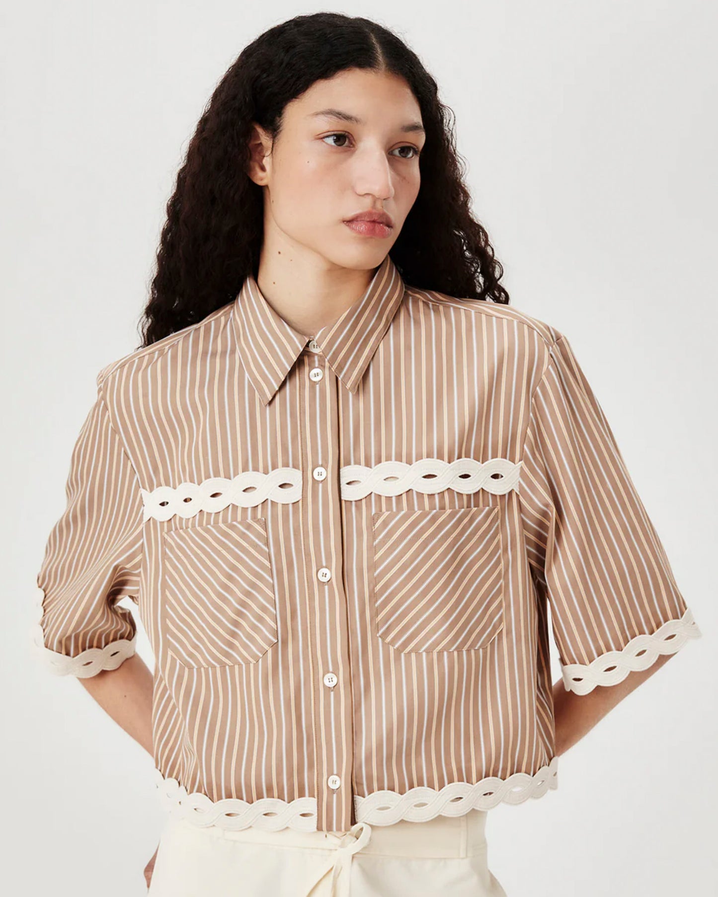 Shirt Caviana Marron