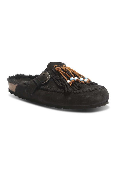 Sandal Caribe Suede Nero