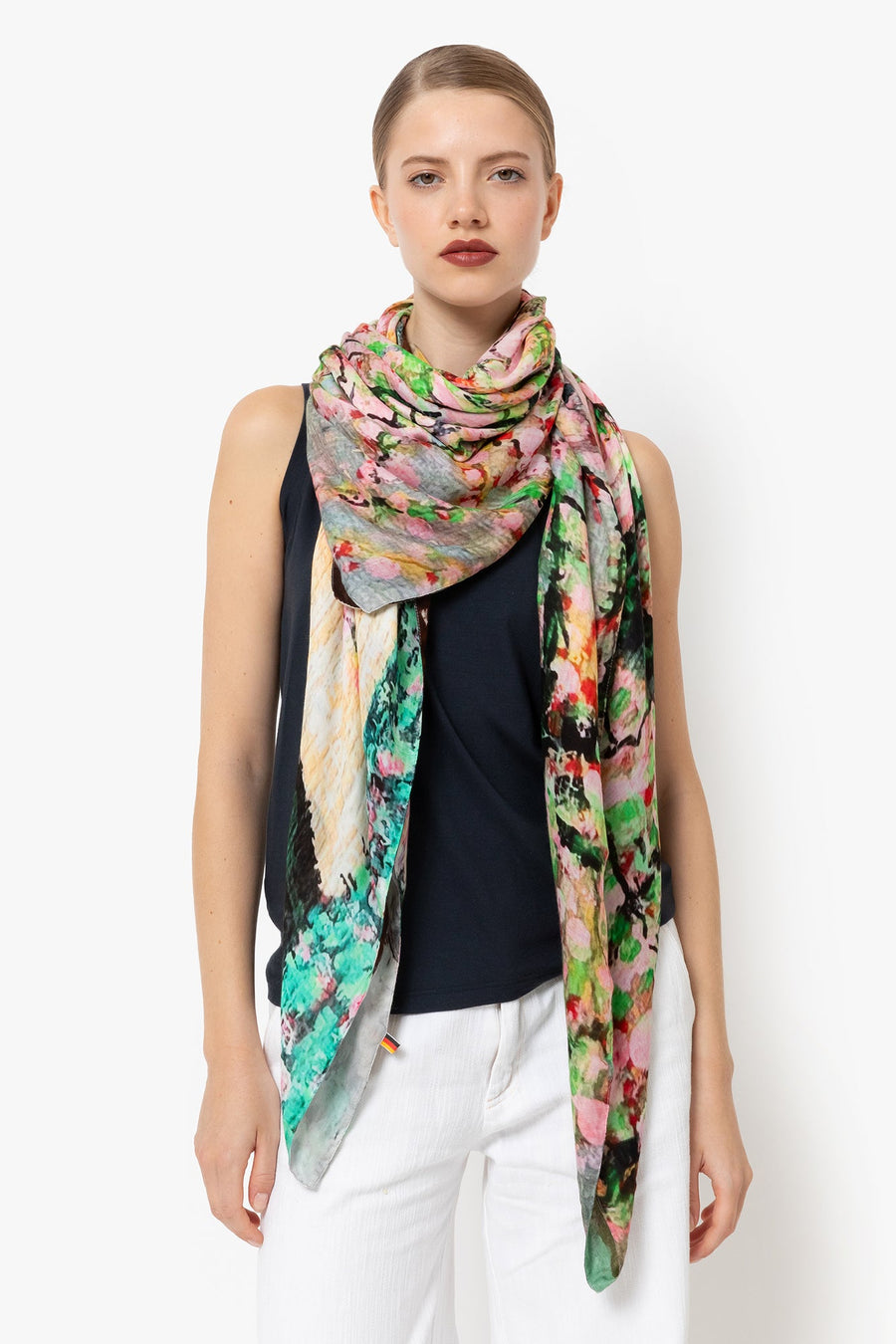 Scarf Ava Double Ava Double Face Pink-Blossom