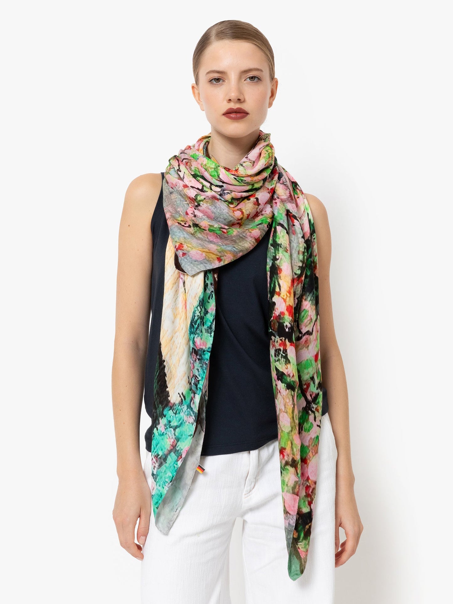 Women's Scarf Silk-Modal-Blend Lux - Pink-Blossom