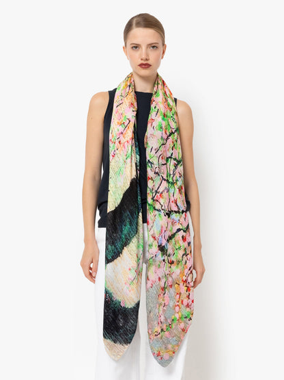 Women's Scarf Silk-Modal-Blend Lux - Pink-Blossom