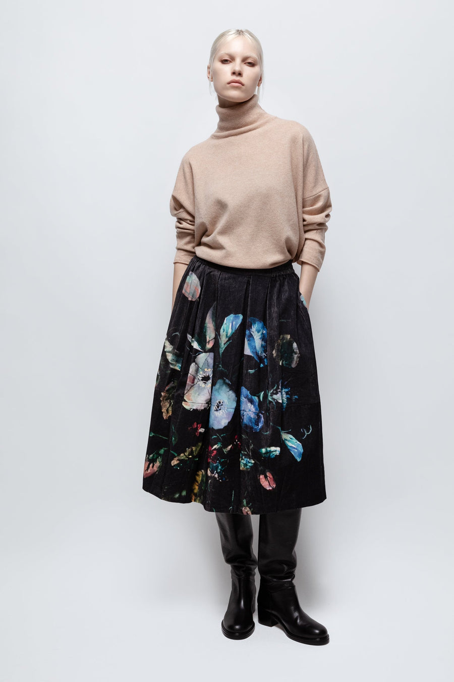 Skirt Nona Pearl-Flowers