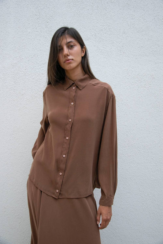 Shirt Man Shirt Choco-Brown