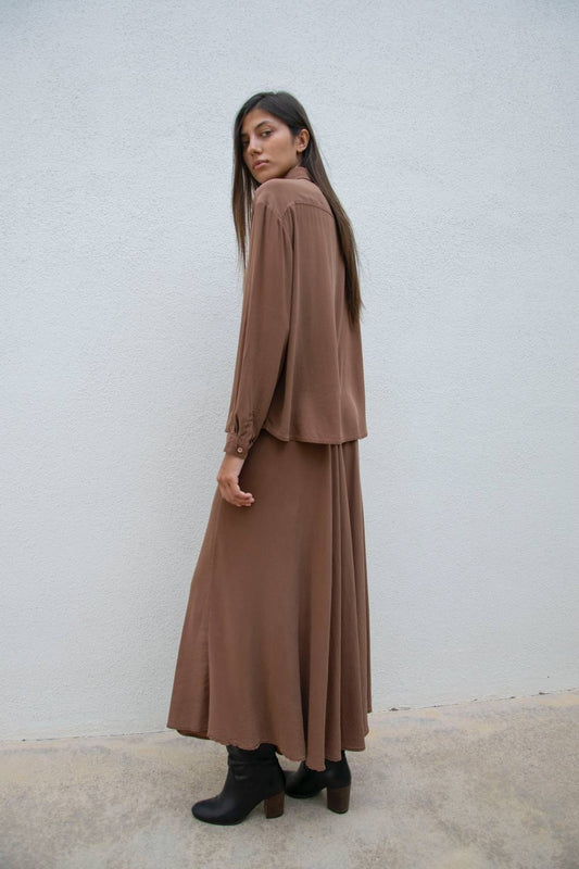 Shirt Man Shirt Choco-Brown