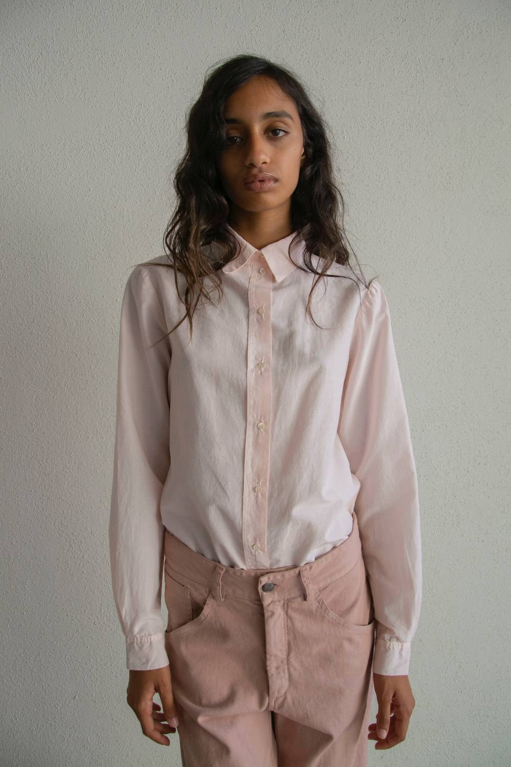 Shirt Sari Shirt Pale-Pink