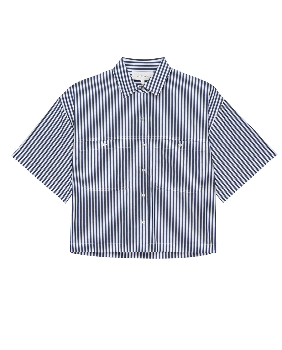 Shirt T1278877 Atlas Shirt Navy-Studio-Stripe