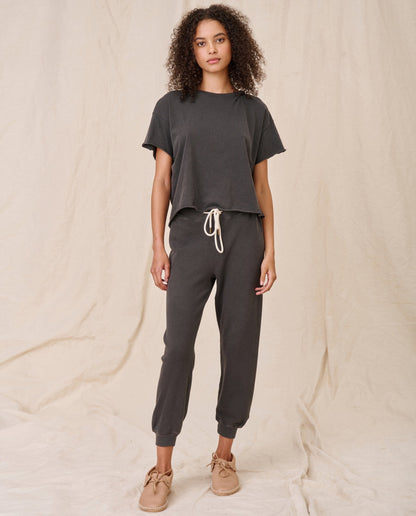 Pants B590085 Washed-Black