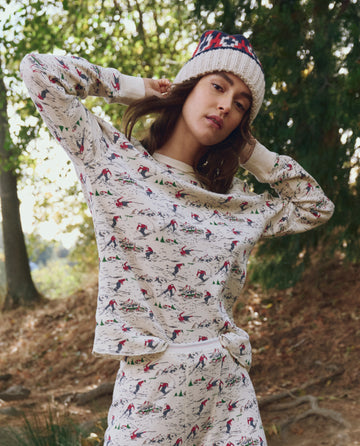 Sweatshirt Classic Crew The Slopeside-Print