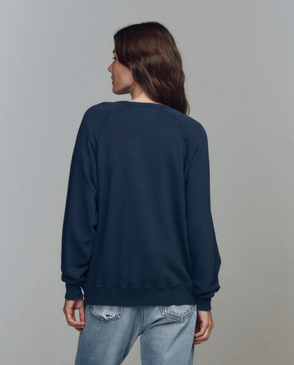 Sweatshirt College Deer Navy