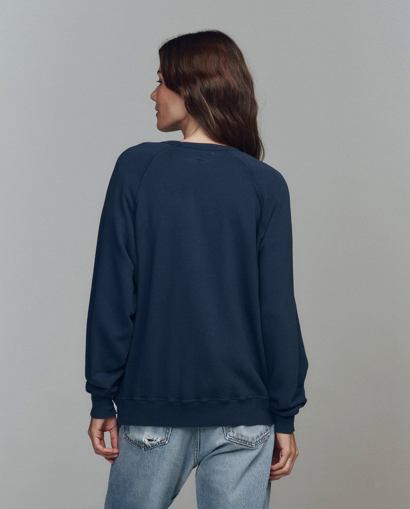 Sweatshirt College Deer Navy