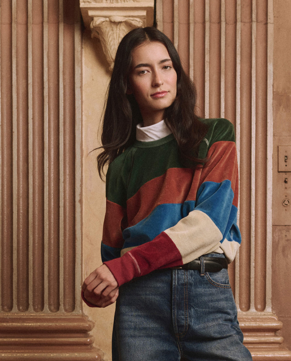 THE GREAT-475 COLLEGE PIECED STR-ARROYO STRIPE_03.jpg