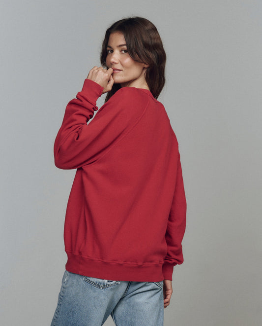 Sweatshirt College Sleigh 1-Red