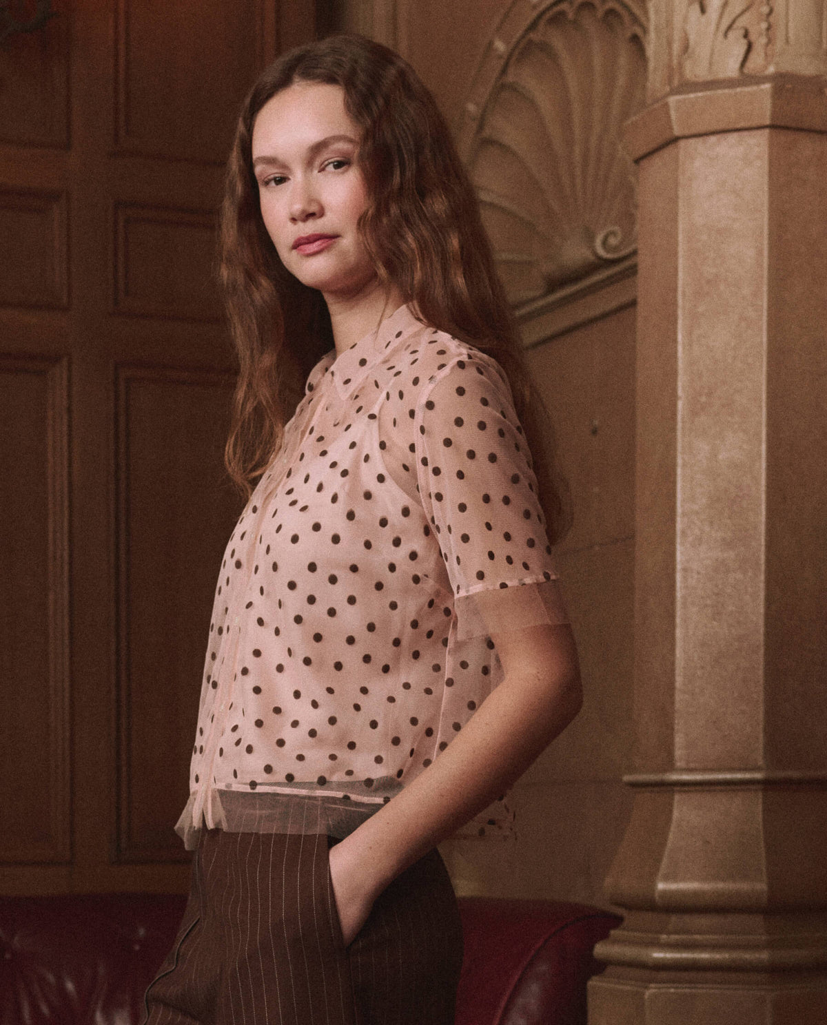 THE GREAT-475 COTILLION TOP-PINK DOT_04.jpg