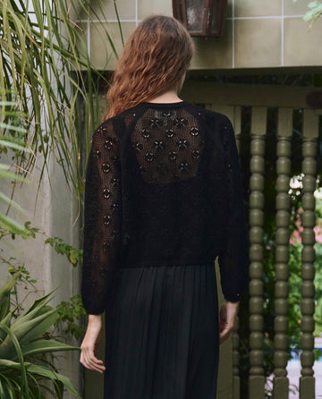Cardigan Crochet Cardigan Black