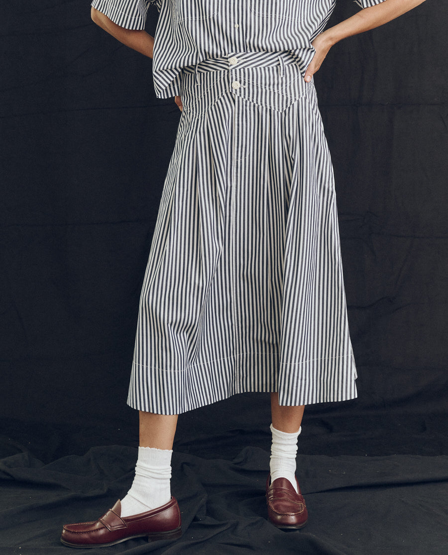 Skirt K099877 Field Skirt Navy-Studio-Stripe