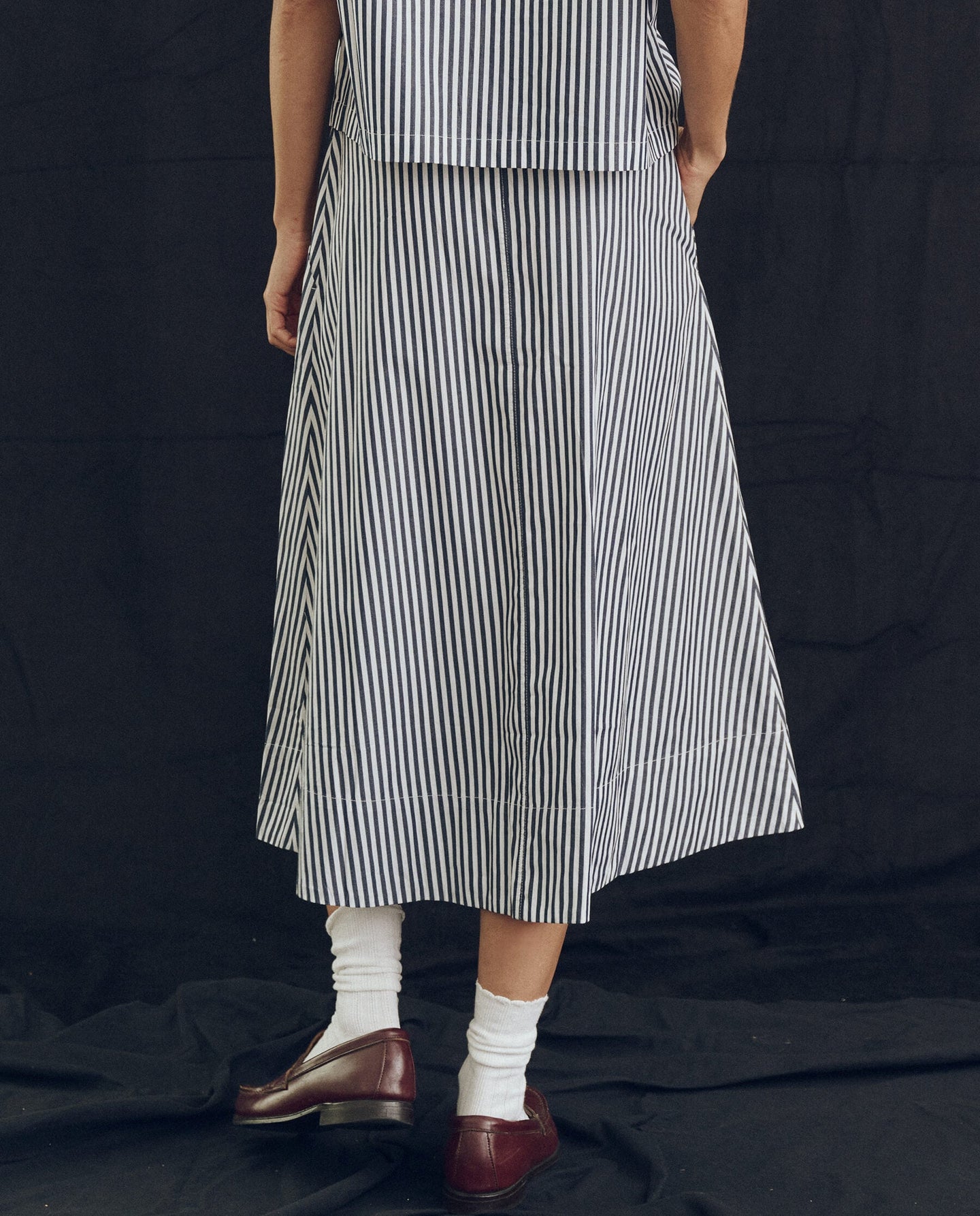 Skirt K099877 Field Skirt Navy-Studio-Stripe