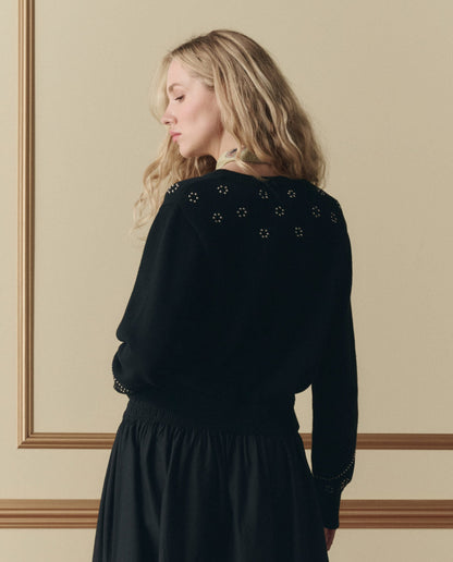 THE GREAT-475 PONY CARDIGAN-BLACK_04.jpg
