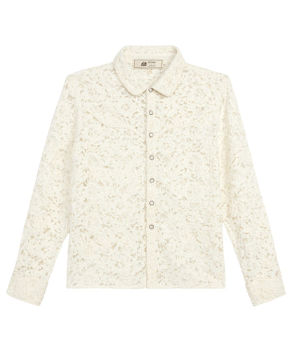 THE GREAT-475 RELIC LACE WEST SHIRT-CREAM_02.jpg