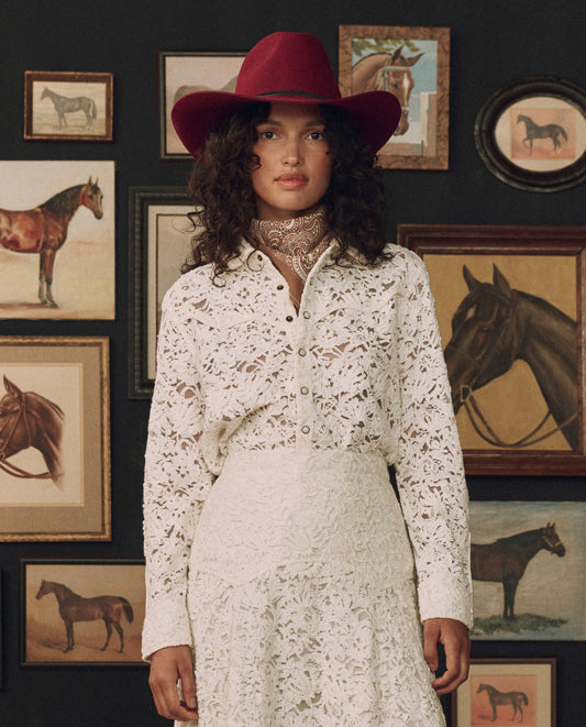 THE GREAT-475 RELIC LACE WEST SHIRT-CREAM_03.jpg