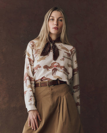 Sweatshirt Slouch Rid Ho Riding-Horses